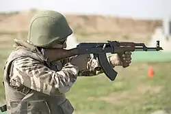 Un soldat marocan dotat cu PM Md. 1963 (2017).