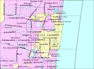 U.S. Census Bureau map