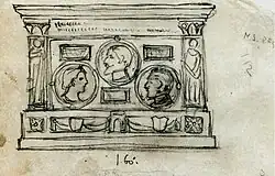 Schiță de plachetă Regele Carol I