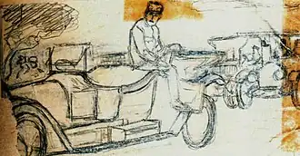 Schiță de plachetă automobilistică (2)