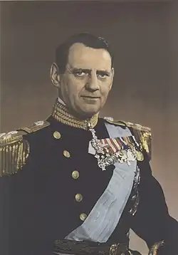 Regele Frederick al IX-lea al Danemarcei