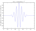 Original function showing oscillation 3 hertz.