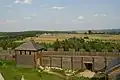 Reconstituire a unei fortificații de lemn slave/slavice în Birów, Polonia