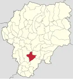 Localizare în cadrul județului