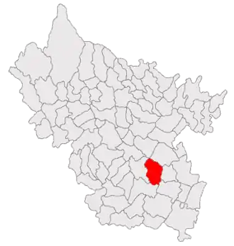 Poziția localității Gălbinași