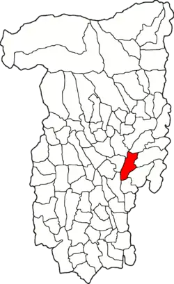 Poziția localității Galicea