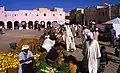 Piață în Ghardaia,,, oraș berber mozabit, capitala regiunii Mzab, în Algeria