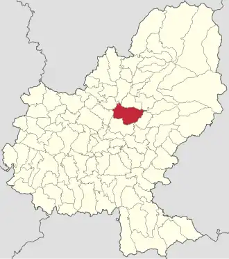 Localizare în cadrul județului