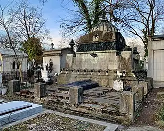 Cavoul Familiei Ghica din Cimitirul Bellu din București (dată necunoscută)