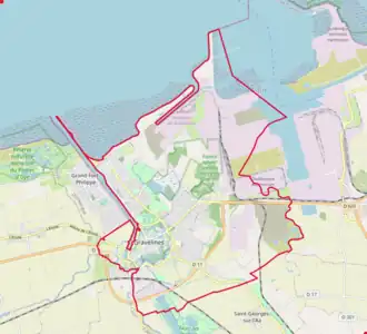 Poziția localității Gravelines