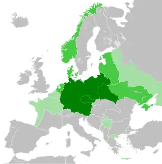 Germania în 1942, la apogeul său teritorial