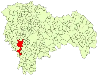 Poziția localității Guadalajara