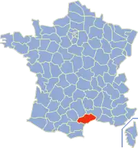 Poziția regiunii Hérault