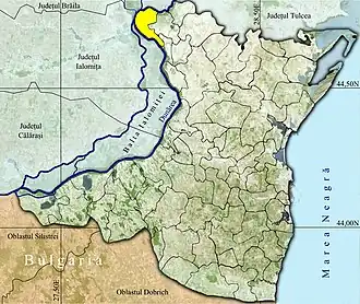 Poziția localității Hârșova