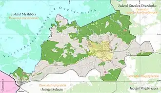 Gorzów Wielkopolski se află în Județul Gorzów