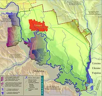 Dnestrovsc se află în Slobozia, Moldova