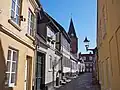 Hjelmerstald, stradă istorică din centrul orașului