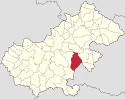 Localizarea în județul Satu Mare