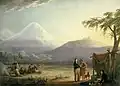 Alexander von Humboldt și Aimé Bonpland la Chimborazo