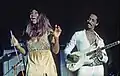 Ike and Tina Turner performing in Hamburg, Germany, November 1972.