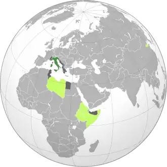 Regatul Italiei și posesiunile sale în 1941