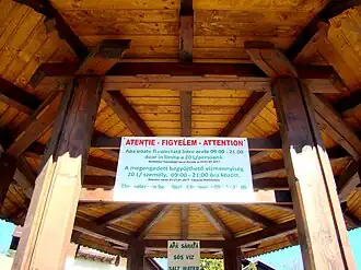 Izvorul cu apă sărată Ghera