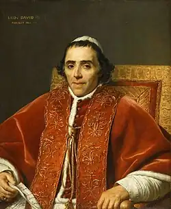 Portretul papei Pius al VII-lea, 1805