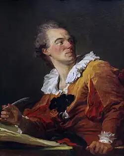 Inspirație, de Jean-Honoré Fragonard, 1789