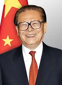 30 noiembrie: Jiang Zemin, politician chinez, Secretar general al Partidului Comunist din China, Președinte al Republicii Populare Chineze