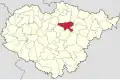 Localizarea orașului Jibou în județul Sălaj