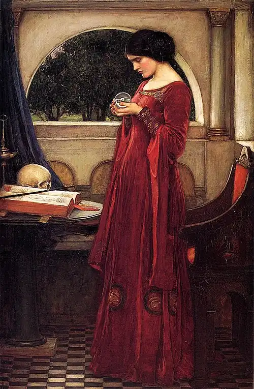 Bolul de cristal de John William Waterhouse, 1902