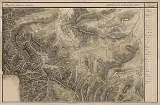 Cizer în Harta Iosefină a Transilvaniei, 1769-73