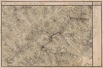 Mădăraș în Harta Iosefină a Transilvaniei, 1769-73