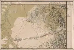 Gheorgheni în Harta Iosefină a Transilvaniei, 1769-73(Click pentru imagine interactivă)