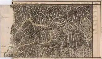 Zam în Harta Iosefină a Transilvaniei, 1769-1773