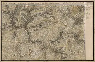 Viscri în Harta Iosefină a Transilvaniei, 1769-73(Click pentru imagine interactivă)