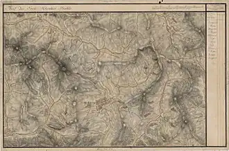 Cincu în Harta Iosefină a Transilvaniei, 1769-73(Click pentru imagine interactivă)