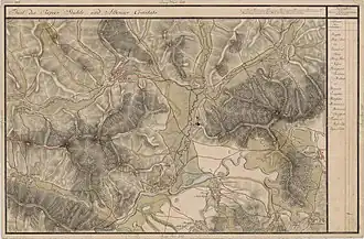 Rupea în Harta Iosefină a Transilvaniei, 1769-1773