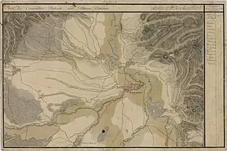 Crizbav în Harta Iosefină a Transilvaniei, 1769-1773