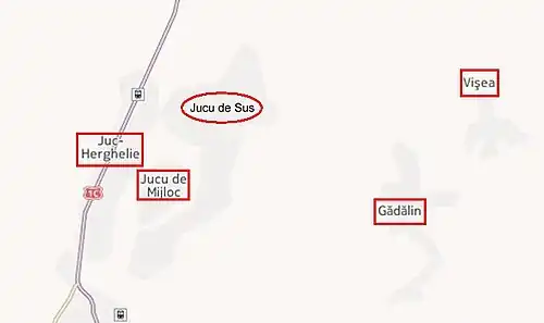 Comuna Jucu şi satele componente