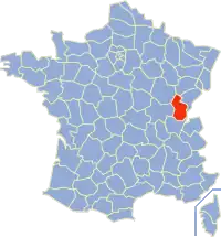 Poziția regiunii Jura