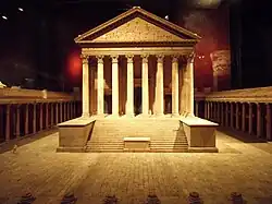 Templul Capitoliului din Colonia, începutul secolului al II-lea (Machetă).