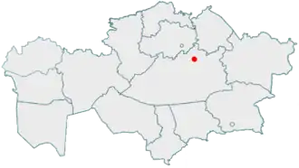 Poziția localității Qaraǵandy