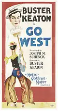 Afișul filmului mut Go West  (1925)