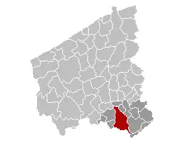 Kortrijk în Provincia Flandra de Vest