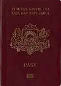 Latvian passport