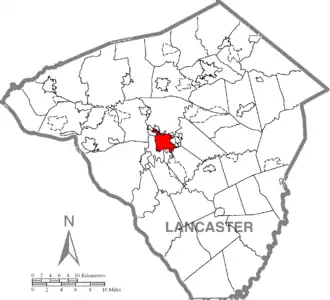 Localizare în Lancaster County