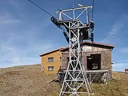Stația terminus a vechiului telescaun, 2009