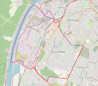 Poziția localității Le Grand-Quevilly