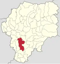 Localizare în cadrul județului